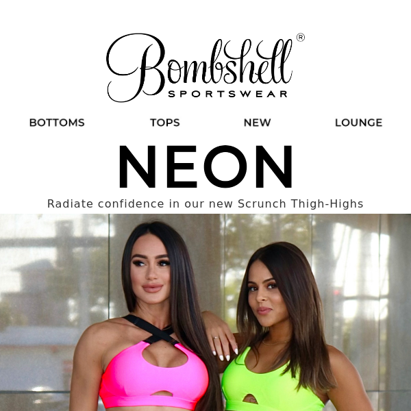 Get Your GLOW ON In NEW NEON! - Bombshell Sportswear