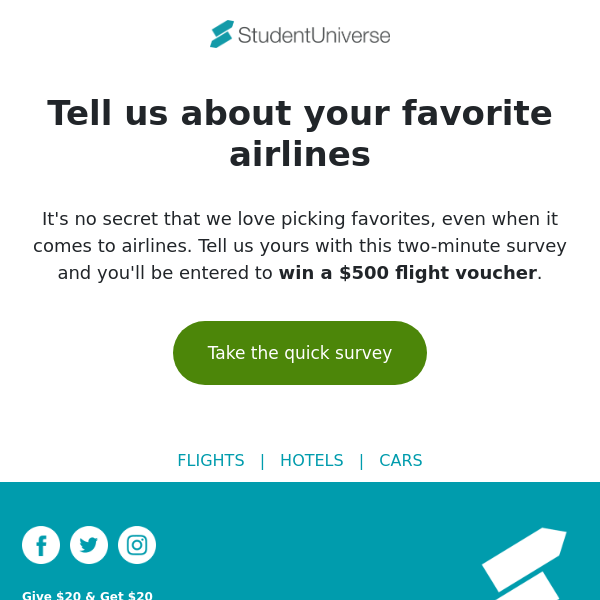 Wanna win a $500 flight voucher?