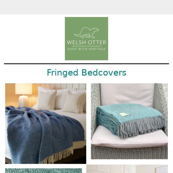 New Fringed Bedcovers