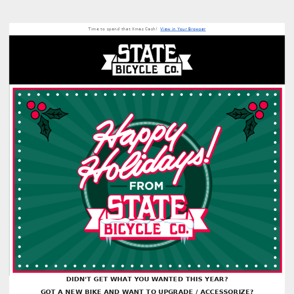 Merry Christmas 🎄 from State Bicycle Co.