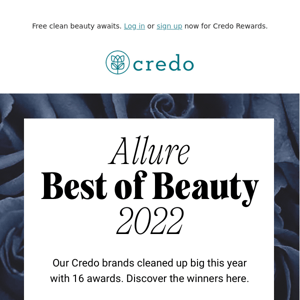 And the Allure Best of Beauty Winners are….🏆