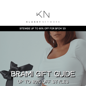 Brami Gift Guide is HERE 🎁 Up to 80% OFF