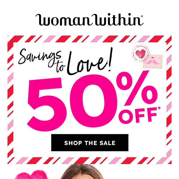 What's Sweeter Than 🍫? 50% Off Sale Happening Now!