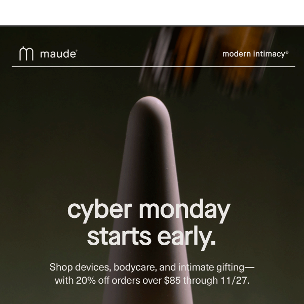 cyber monday starts early.