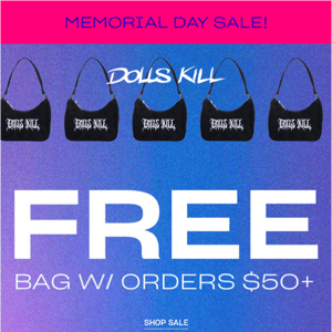 Who Wants A FREE Bag?