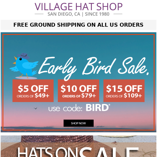 Happy Veteran's Day | Up To $15 Off | Early Bird Sale Final Weekend