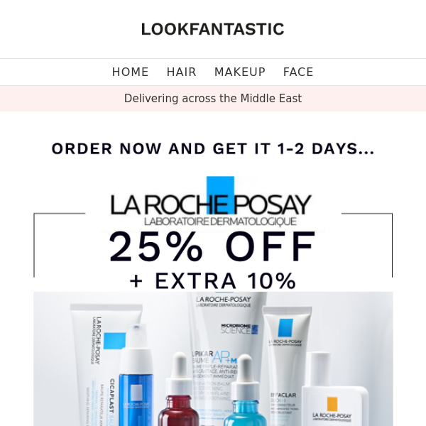 La Roche-Posay: Up To 25% Off + EXTRA 10%