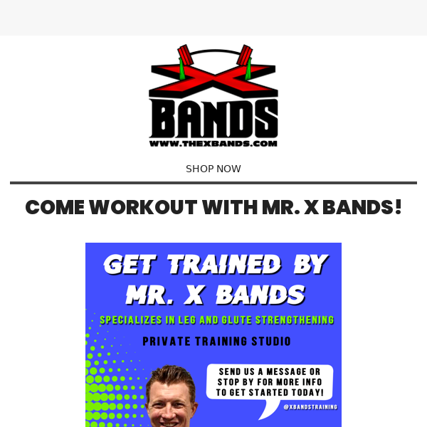 Train like a pro with Mr. X Bands 💪