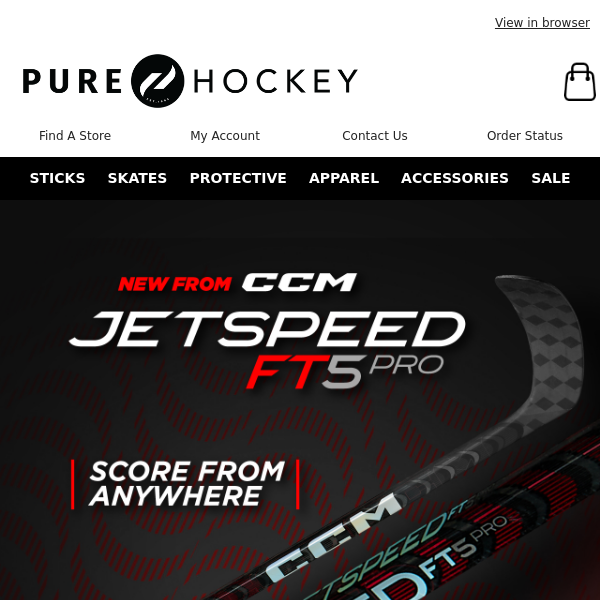 Pre-Order CCM JetSpeed FT5 Pro Sticks Today! Be The First To Get Yours