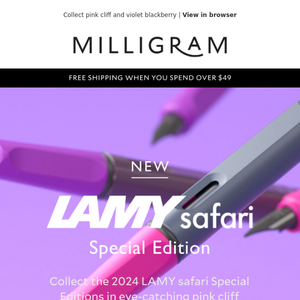 New 2024 LAMY Safari Special Editions are here