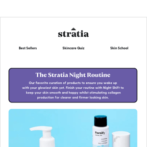 The perfect stratia night routine✨