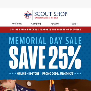 Memorial Day Sale Starts Now!