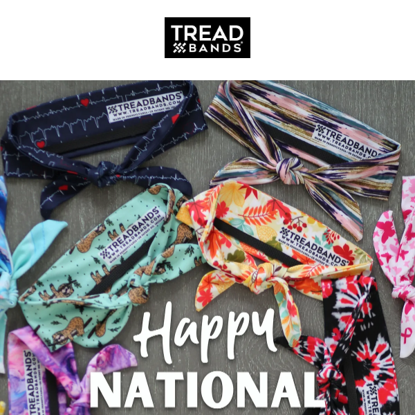 LAST CALL All TreadBands $12 for National Headband Day!