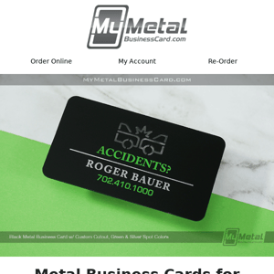 Need A Creative Spark? Discover The Finest Metal Business Cards In The Legal Industry