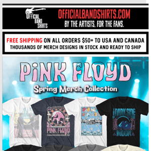Exciting News: Spring Pink Floyd T-Shirts Are Here!