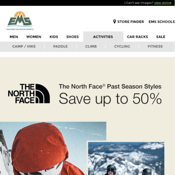 Save Up To 50% On The North Face