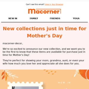 Macorner Decor, Be the First to Shop Our Latest Collection