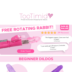 Inside: 3 Positions, 🆓 Rotating Rabbit (Act Now!) & More!