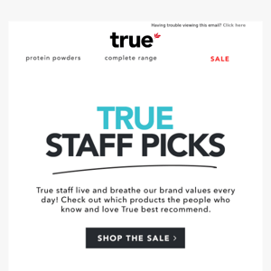 True staff sale picks 🔥