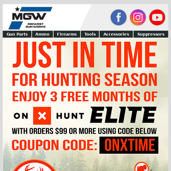 Spend $99 / Get 3 FREE Months of ONX HUNT! 🦌📱💰