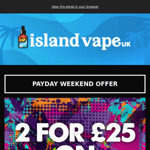 Payday weekend offers 😃