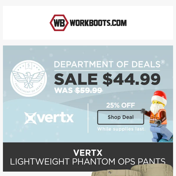 DOD: $45 OFF Vertx Pants 💥