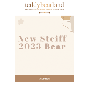 NEW STEIFF COSY BEAR FOR 2023 // COMPLETE YOUR COLLECTION TODAY! 🐻⭐