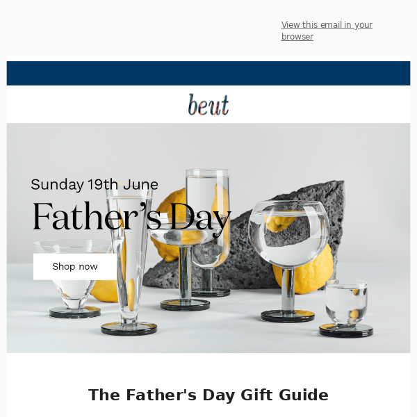 Discover Father's Day Gift Ideas Today At beut.