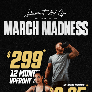 Score Big with March Madness at Derrimut247 Gym