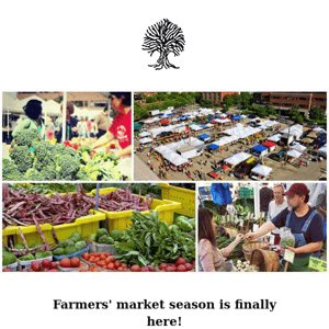 Farmer's Market Starts Today!!!