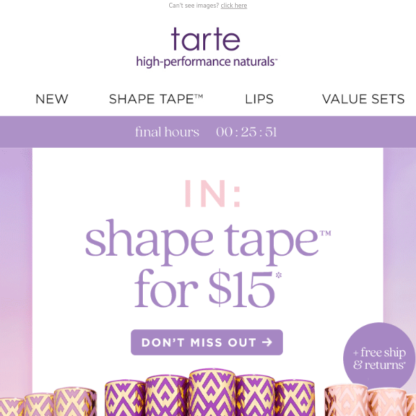 LAST CHANCE for $15 shape tape™