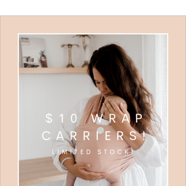 $10 Wrap Carriers 😱