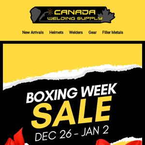 CWS Boxing Week Sale!