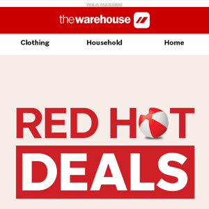 Hurry, Red Hot Deals end today! 🔥