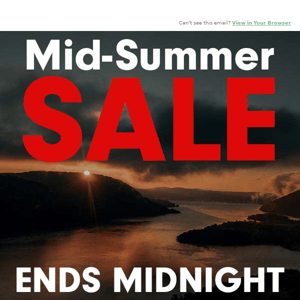 SALE Ends Midnight: Last chance to SAVE 20% in our Summer Flash Sale