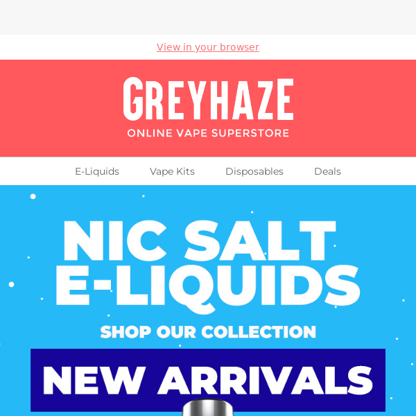 NIC SALT E-LIQUIDS AT £2.25! LIMITED TIME ONLY⏰