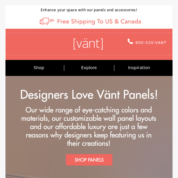 Designers Love Vant Panels | Find Out Why