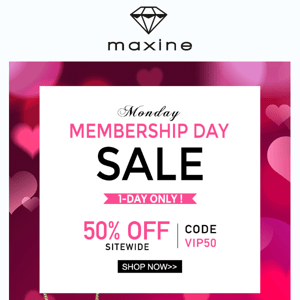 💕50% Off, Today Only! Code: VIP50