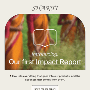 Introducing: Shakti’s first Impact Report