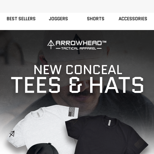 New ConcealTees & Hats