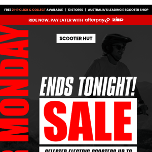 CYBER MONDAY: SALE ENDS TONIGHT ⏰