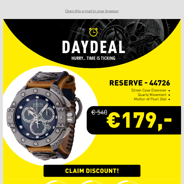 Today's Day Deal: Invicta Reserve Akula! 🔥