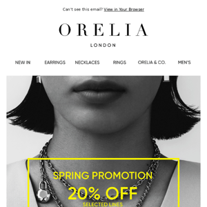 SPRING PROMOTION | Personalised Jewellery With 20% Off