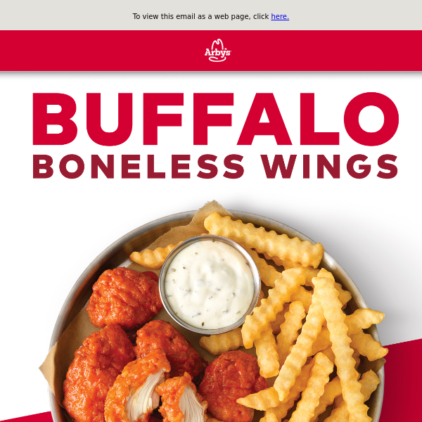 Buffalo Boneless Wings done right. Every time.