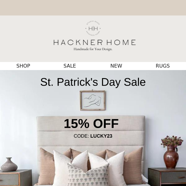 Saint Patrick's Day Sale