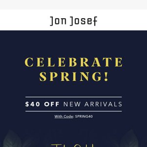 FLASH SALE - Celebrate Spring and Save