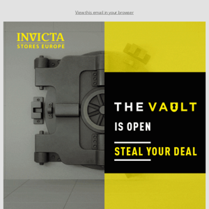 🔐 The Vault is now open!