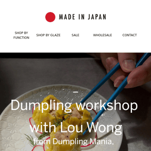 Dumpling workshops - yum!