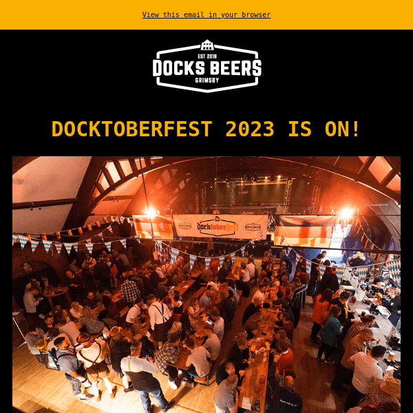 Docktoberfest is back for 2023! 🇩🇪🍻