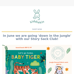 June Story Sack Reveal - Down In The Jungle 🐯